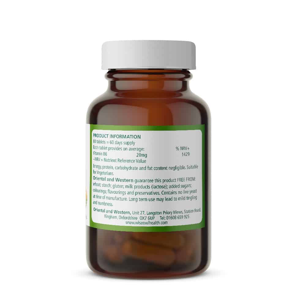 Kantine Airco Vertrouwen op Vitamin B6 Supplement | Whole Food Supplements | Wise Owl Health